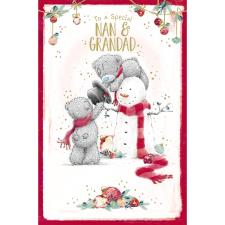 Nan &amp; Grandad Me to You Bear Christmas Card