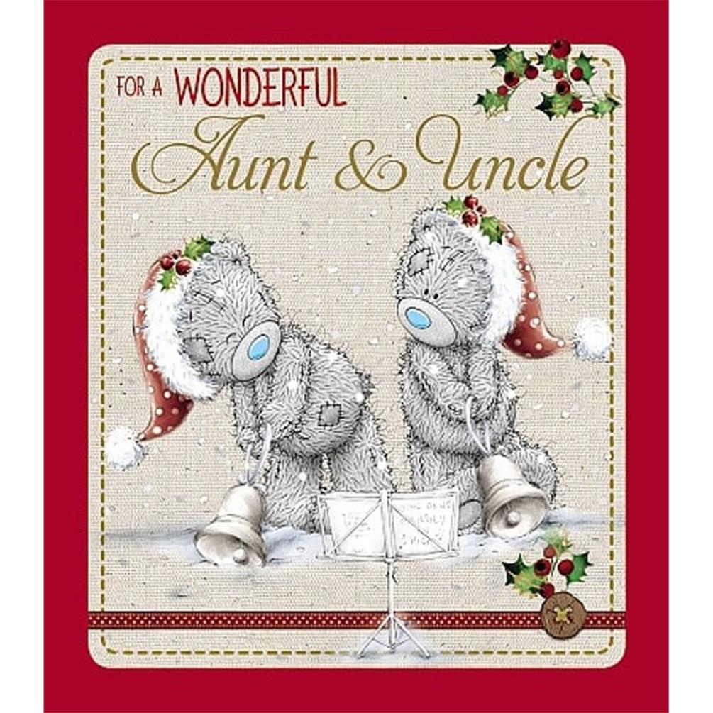 Wonderful Aunt and Uncle Me to You Bear Christmas Card (X01US032) Me to You Bears Online Store.