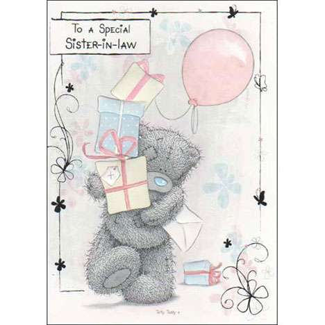 greeting cards birthday for sister in law. Sister-in-Law Birthday Me to You Bear Card