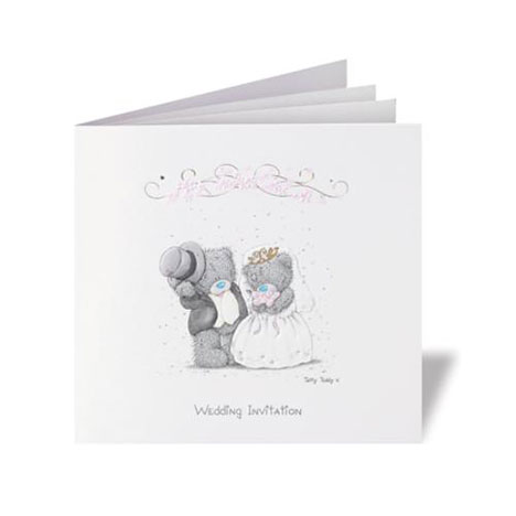 Me to You Bear Personalised Wedding Invitations Per 20