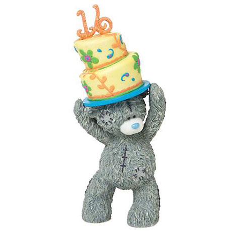 Sweet 16th Birthday Cake Me to You Bear Figurine   £18.50