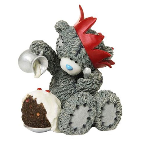 Xmas Pudding Me to You Bear Figurine   £18.50