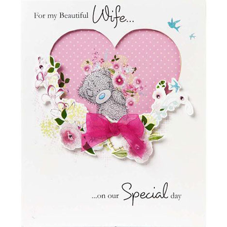 Wife Anniversary Me to You Bear Card  £7.99