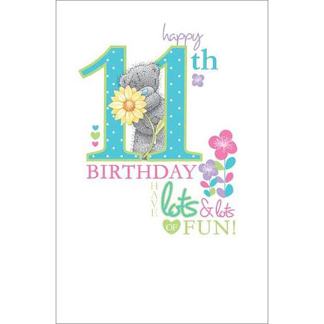 Happy 11th Birthday Me to You Bear Card (A01ES027) : Me to 