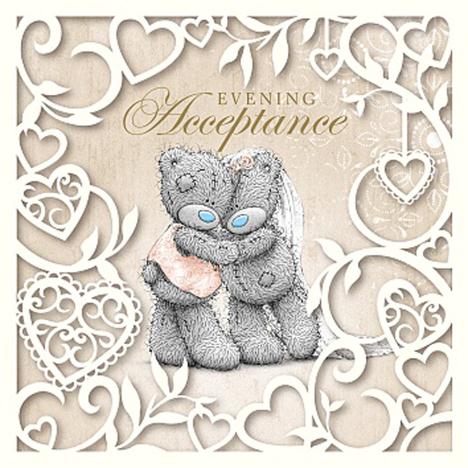 Evening Acceptance Me to You Bear Wedding Card  £1.49