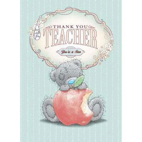 Thank You Teacher Me to You Bear Card  £2.19