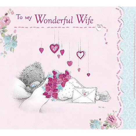 Wonderful Wife Birthday Me to You Bear Large Boxed Card  £15.00