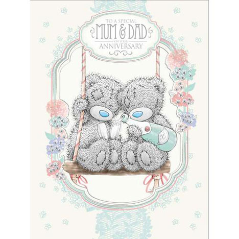 Mum & Dad Me to You Bear Large Anniversary Card  £3.59