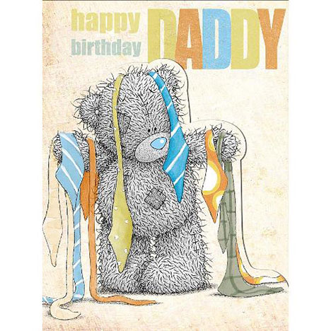 Daddy Birthday Large Me to You Bear Card  £3.59