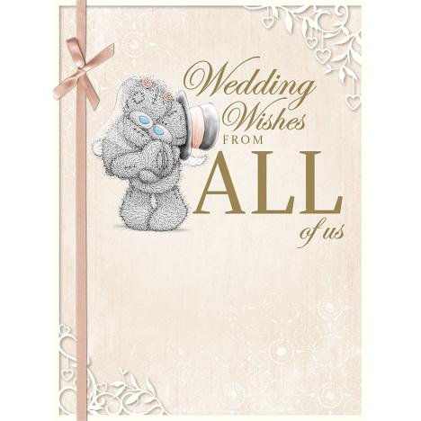 Wedding Wishes From All Of Us Large Me to You Bear Card  £3.59