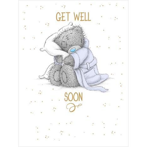 Get Well Soon Large Me to You Bear Card  £3.59