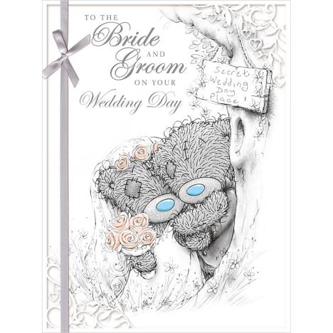 Bride & Groom Me to You Bear Large Wedding Card  £3.59