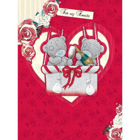 Fiancee Large Me to You Bear Birthday Card  £4.25