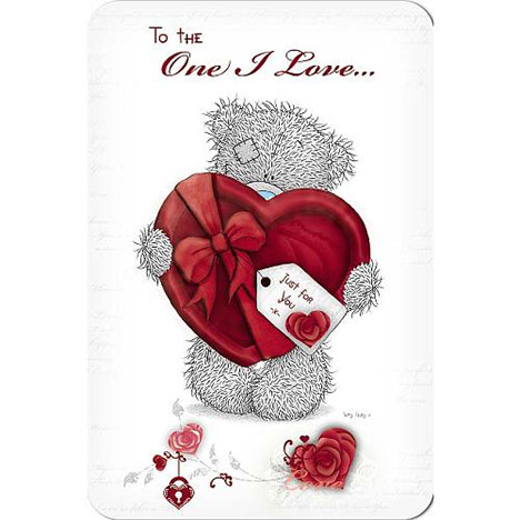 The One I Love Me to You Bear Birthday Card  £2.40