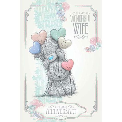 Wife Anniversary Me to You Bear Card  £3.59