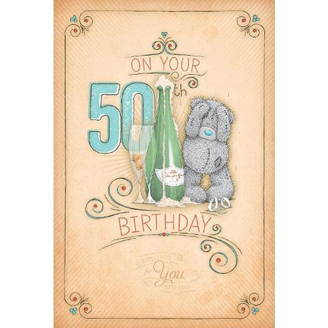 50th Birthday Me to You Bear Birthday Card  £2.49