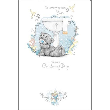 Sons Christening Day Me to You Bear Card  £2.49