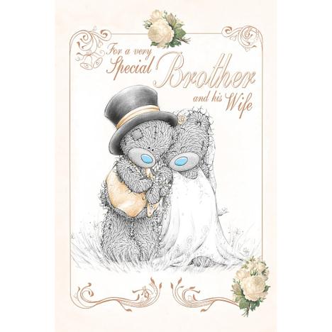 Brother & His Wife Me to You Bear Wedding Card  £2.49