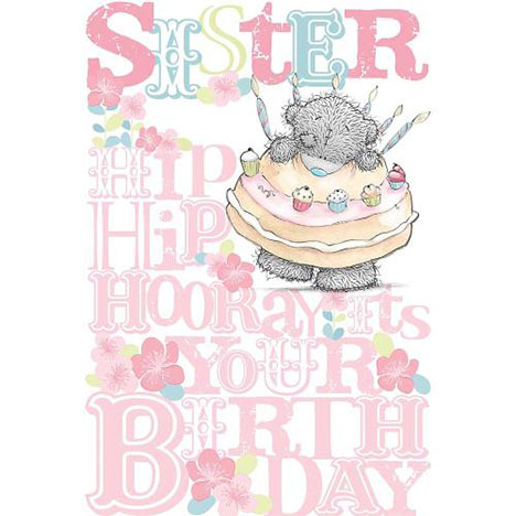 Sister Birthday Me to You Bear Card  £3.99