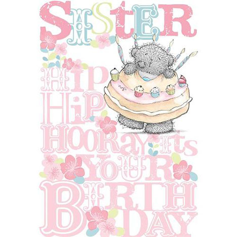 Sister Birthday Me to You Bear Card  £3.99