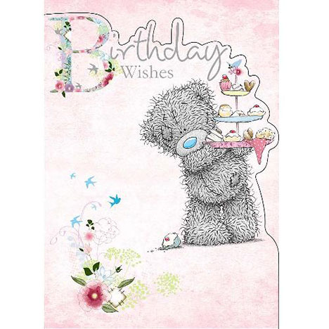 Birthday Wishes Me to You Bear Card  £1.79