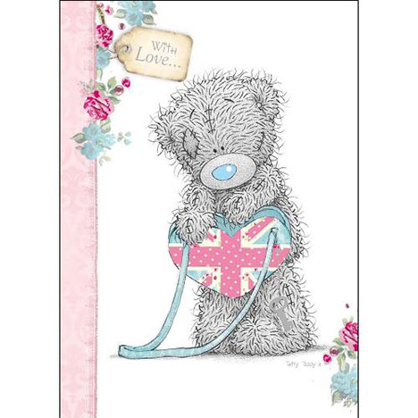 Tatty Teddy with Union Jack Birthday Me to You Bear Card  £1.60