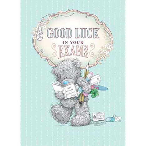  Good  Luck  In Your Exams Me  to You Bear Card A01SS403 