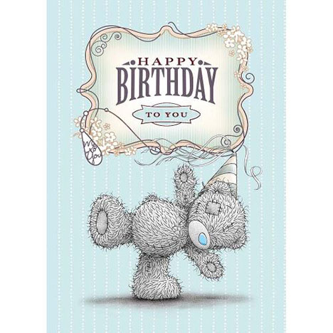 Happy Birthday Me to You Bear Card  £1.79