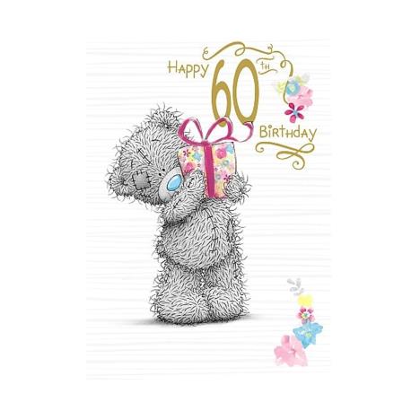 Happy 60th Birthday Me to You Bear Birthday Card  £1.79