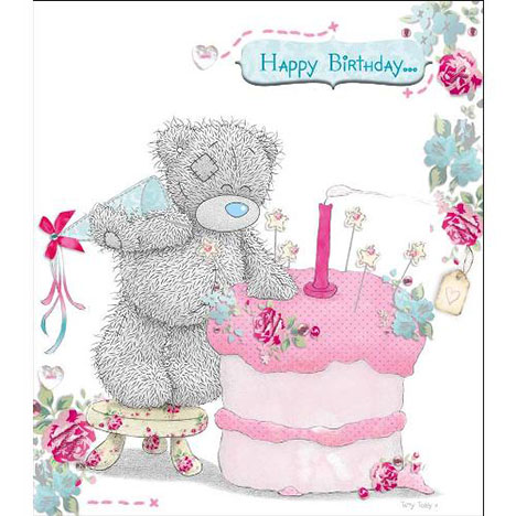 Tatty Teddy Standing on Stool Birthday Me to You Bear Card  £1.80