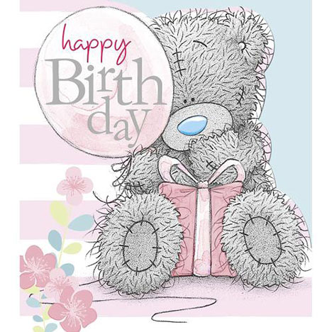 Tatty Teddy with Present Me to You Bear Birthday Card  £1.89