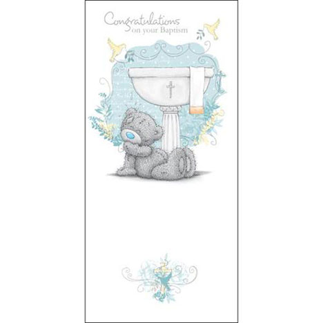 Baptism Congratulations Me to you Bear Card   £1.89