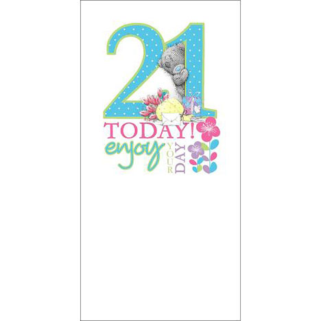 21st Birthday Me to You Bear Card  £1.89
