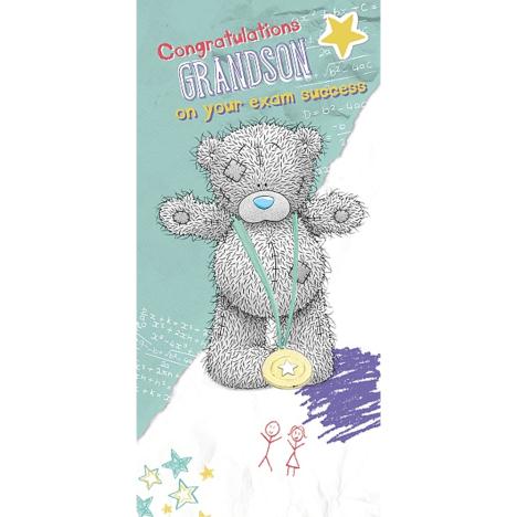 Grandson Exam Congratulations Me to You Bear Card  £1.79