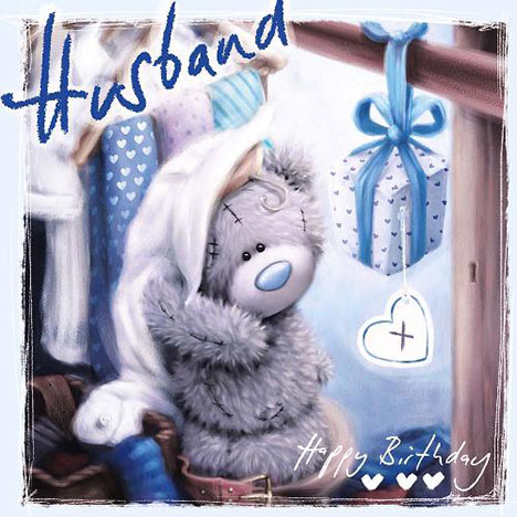 Husband Birthday Me to You Bear Card  £2.09