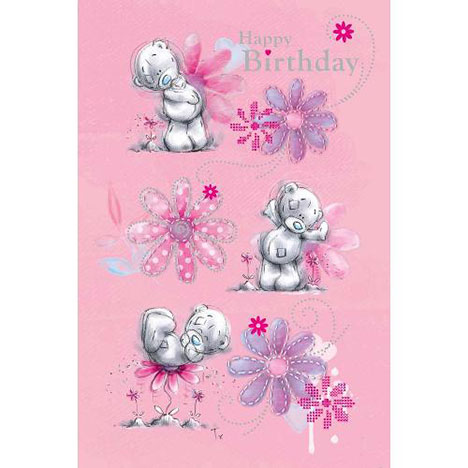 Happy Birthday Pink Me to You Bear Card  £1.44