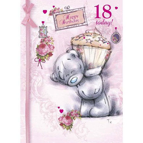18th Birthday with Giant Cupcake Me to You Bear Card  £1.60