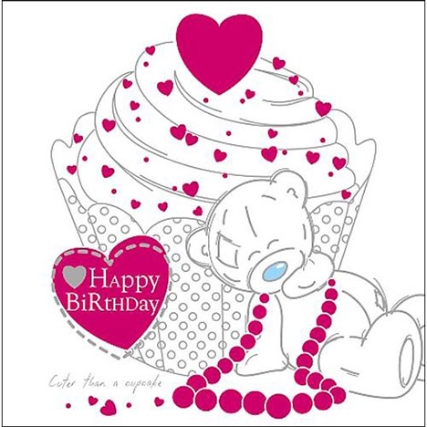 Tatty Teddy Sitting by Cake Me to You Bear Birthday Card  £1.95