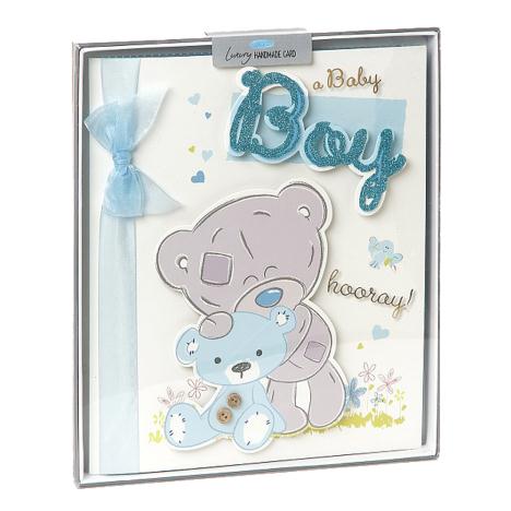 New Baby Boy Me to You Bear Handmade Boxed Card  £6.99