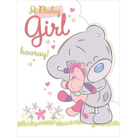 New Baby Girl Large Me to You Bear Card  £3.59