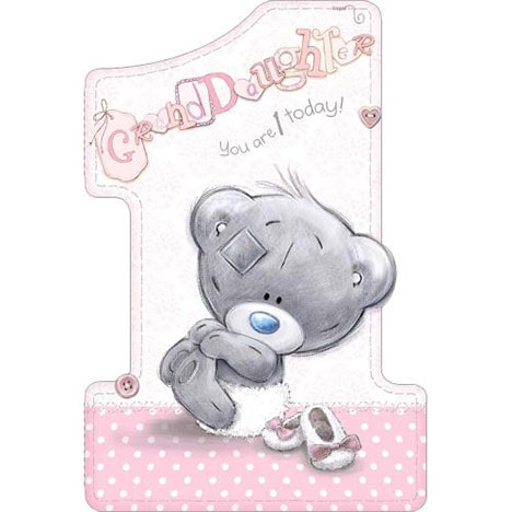 Granddaughter 1st Birthday Me to You Bear Card  £2.49