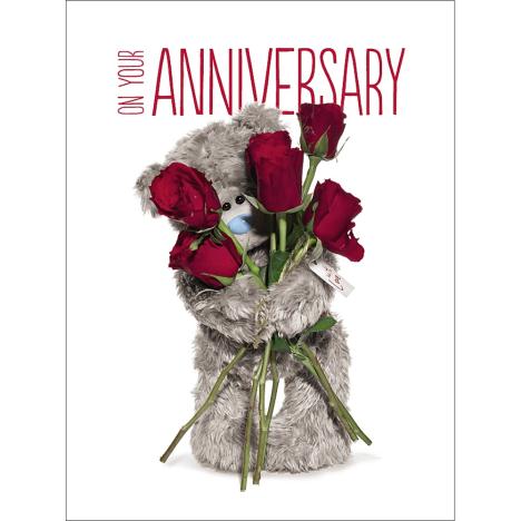 On Your Anniversary Large Me to You Bear Card  £3.59