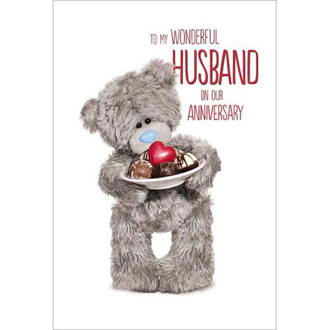 Me To You Bear Lovely Husband Anniversary Card 