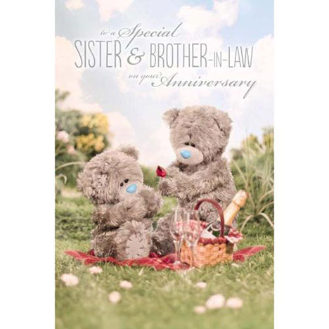 3D Holographic Sister & Brother-in-Law Anniversary Me to You Card  £3.59