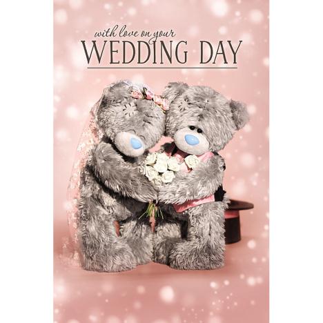 3D Holographic With Love On Your Wedding Day Me to You Bear Card   £3.79