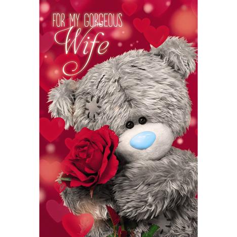 3D Holographic For My Gorgeous Wife Me to You Bear Birthday Card  £4.25