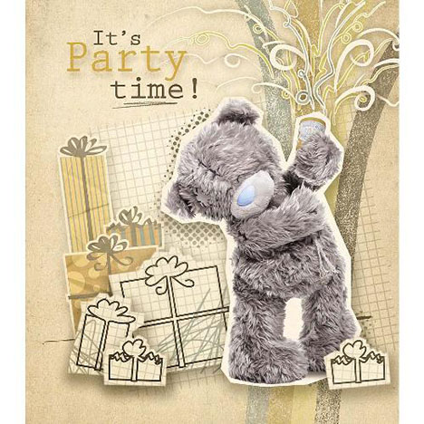 Its Party Time Me to You Bear Birthday Card  £1.89