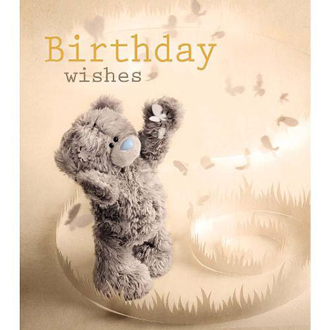 Tatty Teddy with Butterflies Me to You Bear Birthday Card
