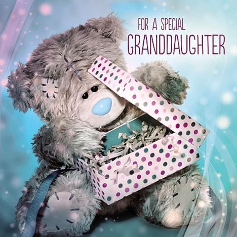 3D Holographic Granddaughter Birthday Me to You Bear Card  £2.99