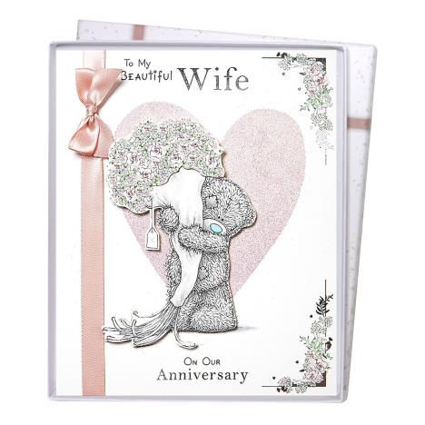 Beautiful Wife Anniversary Me to You Bear Boxed Card  £6.99